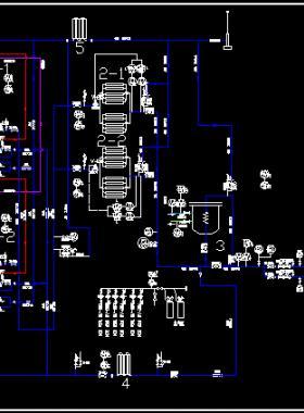  液化天然氣氣化站帶檢測點(diǎn)的工藝流程圖