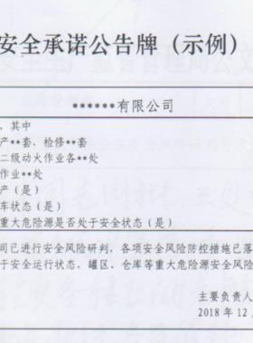 應急管理部關于全面實施危險化學品企業(yè)安全風險研判與承諾公告制度的通知應急〔2018〕74號